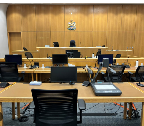 DWI Lawyer, Picture of Provincial Criminal Courtroom